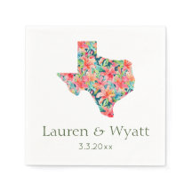 Tropische Texas Hochzeiten Personalisierte Namen u