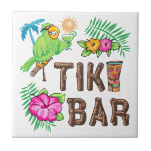 TROPISCHE TIKI-BAR FLIESE