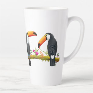 Tropische Toucan Birds Milchtasse