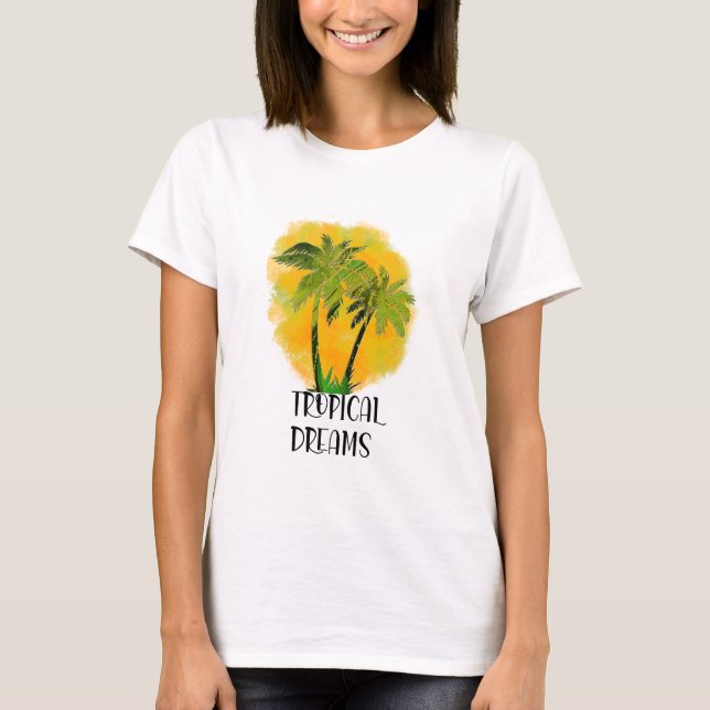 Tropische Träume vom Shirt (Vorderseite)