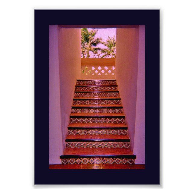 Tropische Treppe Fotodruck (Vorne)
