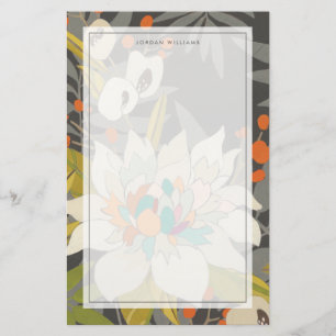 Tropische Twilight-Blume Briefpapier