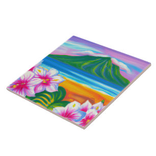 Tropische und hawaiianische Kunstfliesen Fliese