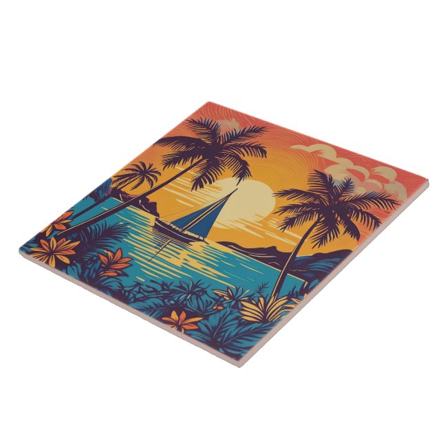 Tropische und hawaiianische Kunstfliesen Fliese (Seite)
