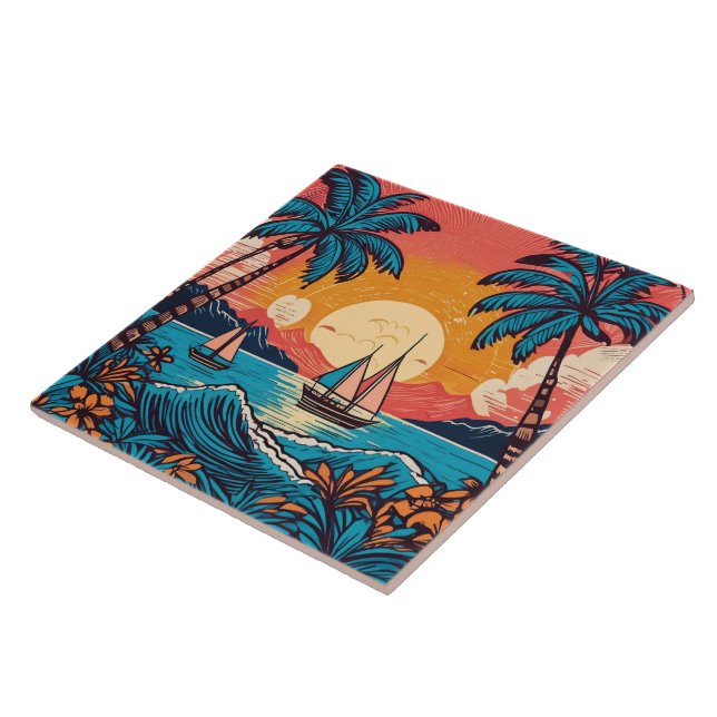 Tropische und hawaiianische Kunstfliesen Fliese (Seite)