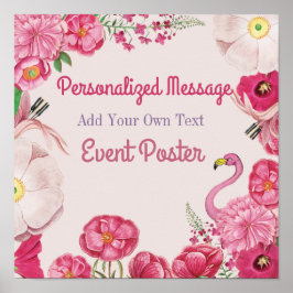 Tropische Veranstaltung Poster