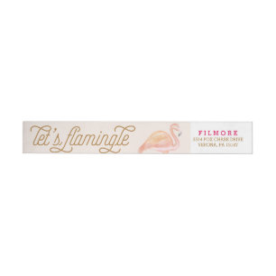 TROPISCHE Verpackung des FLAMINGOS um