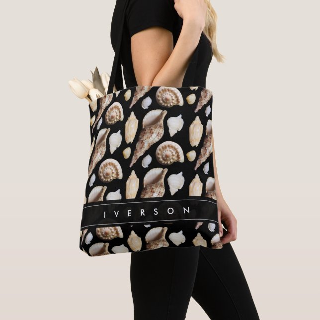 Tropische Vintage Muscheln Südostasiens Tasche (Von Nahem)