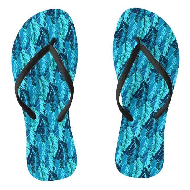 Tropische Vögel Flip Flops (Fußbett)