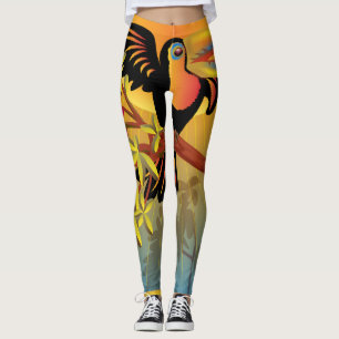 Tropische Vögel Leggings