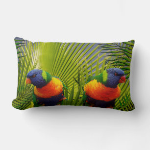 Tropische Vögel Lendenkissen