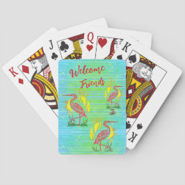 Tropische Vögel Spielkarten