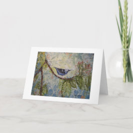 Tropische Vogelflora Grußkarte Karte