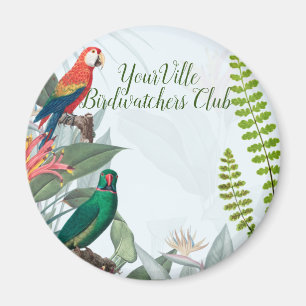 Tropische Vogelgewächse Magnet