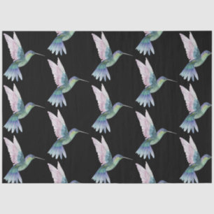 Tropische Vogelreihe: Kolibri-Design 3 Seidenpapier