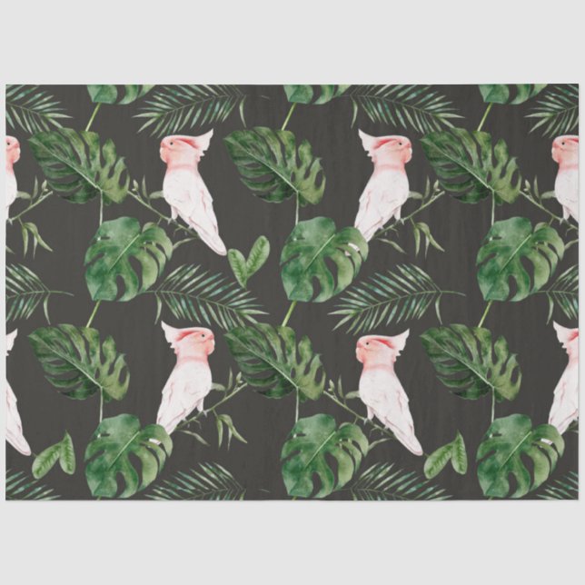 Tropische Vogelserie: Großes Mitchells-Design 6 Seidenpapier (Vorderseite)
