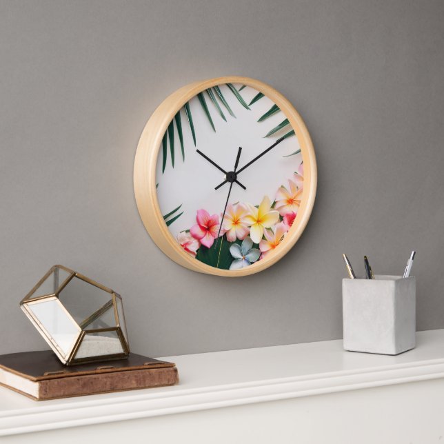 Tropische Wall-Uhr Uhr (Büro)