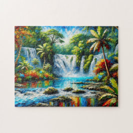 "TROPISCHE WASSERFÄLLE" PUZZLE – LANDSCAPE-SERIE