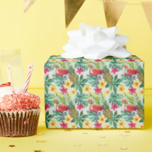 Tropische Wasserfarbe Geschenkpapier