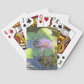 Tropische Wasserlilie Blume Spielkarten