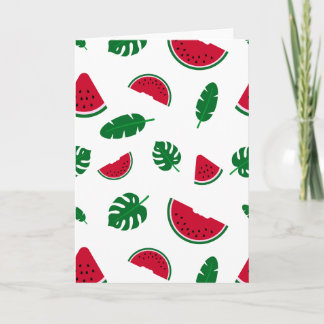Tropische Wassermelone Sommer Meer Karte