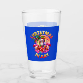 Tropische Weihnachten im Juli Palmen Bäume & Flami Glas