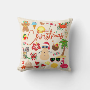 Tropische Weihnachten Kissen
