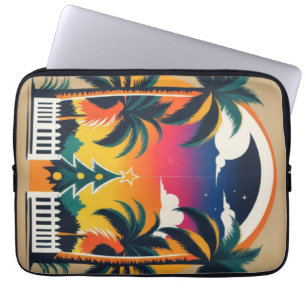 Tropische Weihnachten Laptopschutzhülle