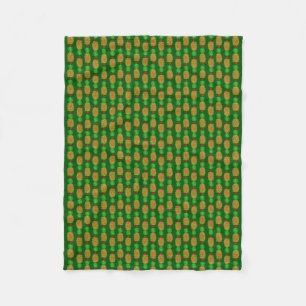Tropische Weihnachtsananas Warm Xmas Holiday Gre Fleecedecke
