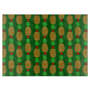 Tropische Weihnachtsananas Warm Xmas Holiday Gre Schneidebrett