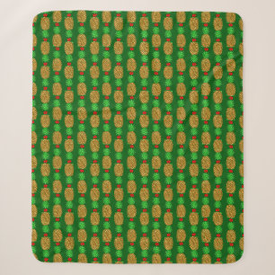 Tropische Weihnachtsananas Warm Xmas Holiday Gre Sherpadecke