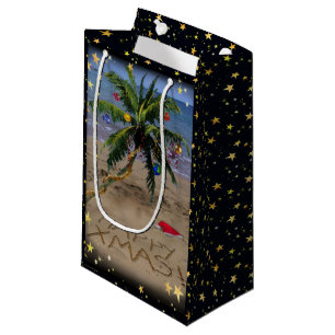 Tropische Weihnachtsgeschenk-Tasche Kleine Geschenktüte