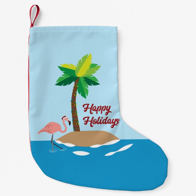 Tropische Weihnachtsinsel Kleiner Weihnachtsstrumpf (Vorderseite)