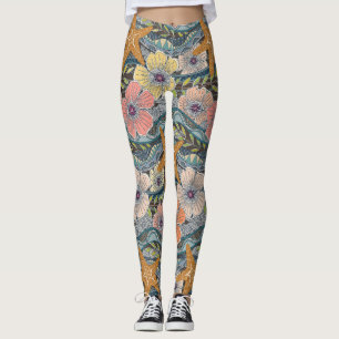 tropische Wellen Erde Leggings