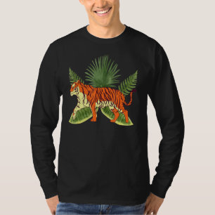 Tropische Wildkatze Raubtiere Tiere Jungle Asian T T-Shirt