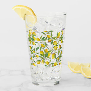 TROPISCHE Zitrusfrüchte SOMMERFRÜCHTE Blume Zitron Glas