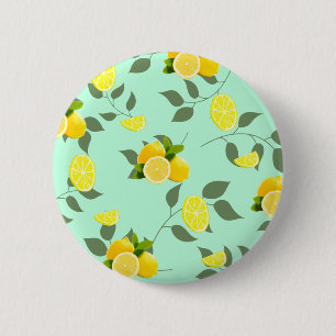 TROPISCHE Zitrusfrüchte SOMMERFRÜCHTE Orangefarben Button