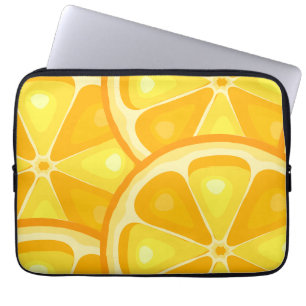 TROPISCHE Zitrusfrüchte SOMMERFRÜCHTE Orangenlemon Laptopschutzhülle