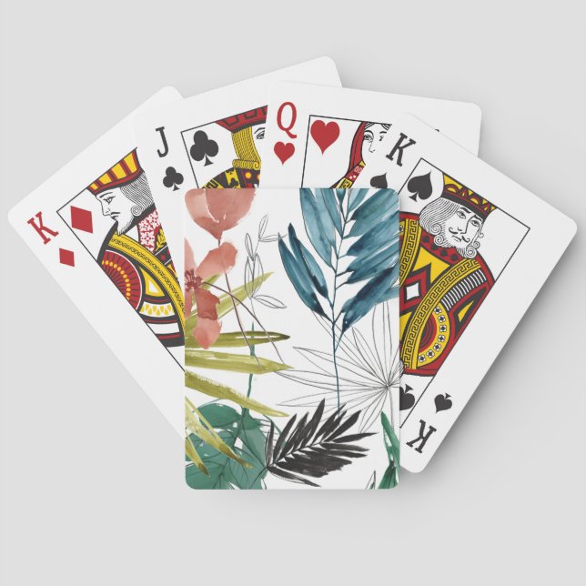 Tropische Zusammensetzung Spielkarten (Rückseite)