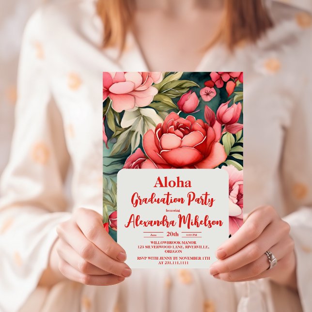 Tropischer Abschluss Einladung (Von Creator hochgeladen)