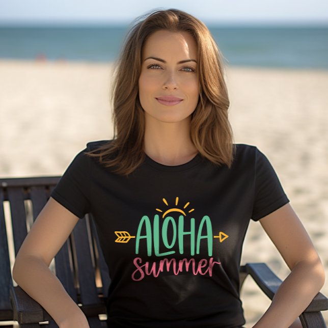 Tropischer "Aloha Summer" T-Shirt (Von Creator hochgeladen)