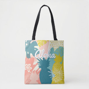 Tropischer Ananas Aloha Tasche
