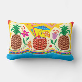 Tropischer Ananas-Cocktail Lendenkissen