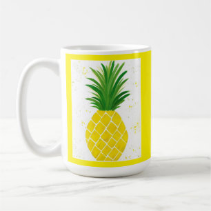 Tropischer Ananas-Kaffeebecher Kaffeetasse
