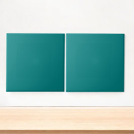 Tropischer Aquamariner Minimalistischer Frühling-  Fliese