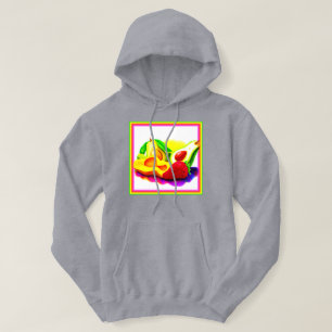Tropischer Avocado, Erdbeere und Mango. Jetzt kauf Hoodie