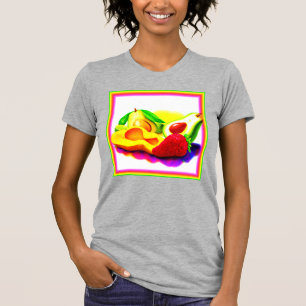 Tropischer Avocado, Erdbeere und Mango. Jetzt kauf T-Shirt