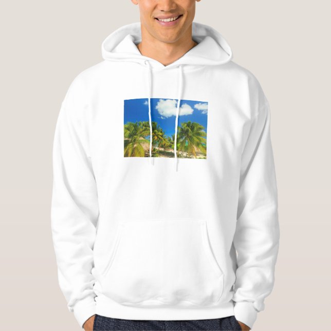Tropischer Badeort, Belize Hoodie (Vorderseite)