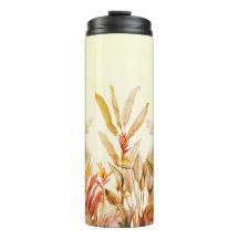 Tropischer Bananenblätter-Thermobecher