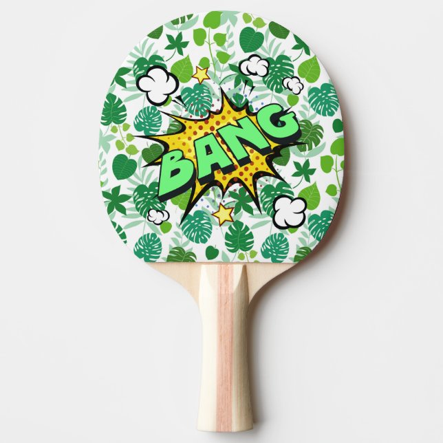 Tropischer Bang Tischtennis Schläger (Vorderseite)